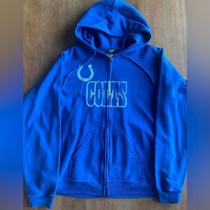 Indianapolis Colts Blue Zip-up Hoodie